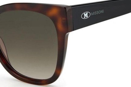 Okulary przeciwsłoneczne M Missoni MMI0070/S 581/HA Kwadratowe Havana