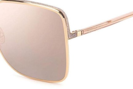 Okulary przeciwsłoneczne Jimmy Choo ALIANA/S PY3/2S Oversize Złote