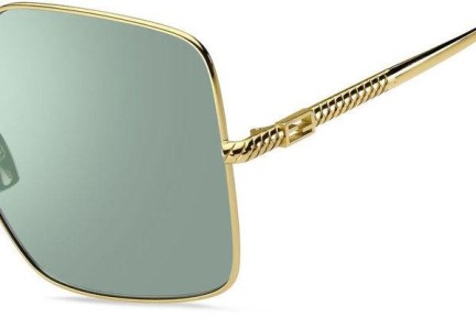 Okulary przeciwsłoneczne Fendi FF0439/S 001/O7 Polarized Kwadratowe Złote