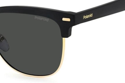 Okulary przeciwsłoneczne Polaroid PLD4121/S 003/M9 Polarized Kwadratowe Czarne