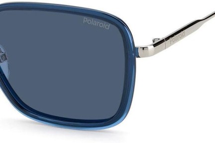 Okulary przeciwsłoneczne Polaroid PLD6146/S PJP/C3 Polarized Prostokątne Niebieskie