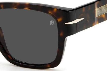 Okulary przeciwsłoneczne David Beckham DB7000/SBOLD 086/IR Kwadratowe Havana