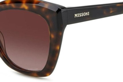 Okulary przeciwsłoneczne Missoni MIS0112/S 086/HA Kocie oczy Havana