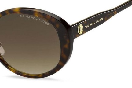 Okulary przeciwsłoneczne Marc Jacobs MARC627/G/S 086/HA Okrągłe Havana