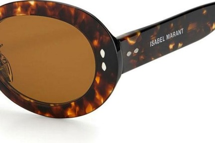 Okulary przeciwsłoneczne Isabel Marant IM0003/S 086/70 Okrągłe Havana