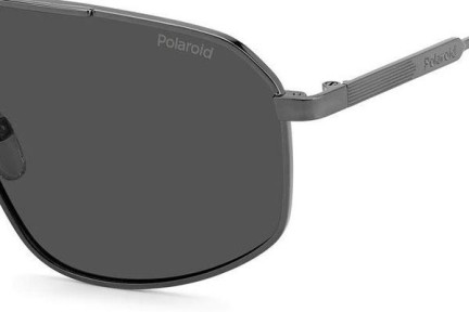 Okulary przeciwsłoneczne Polaroid PLD4118/S/X KJ1/M9 Polarized Pilotki (Aviator) Srebrne