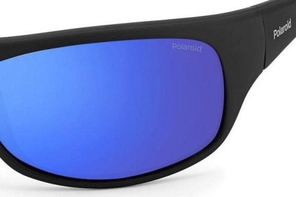 Okulary przeciwsłoneczne Polaroid 07886 0VK/5X Polarized Okrągłe Czarne