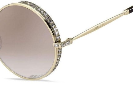 Okulary przeciwsłoneczne Jimmy Choo GOLDY/S 3YG/NQ Okrągłe Złote