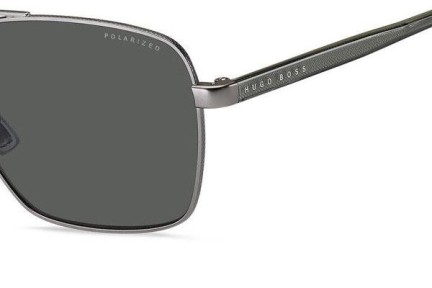 Okulary przeciwsłoneczne BOSS BOSS1045/S/IT R81/M9 Pilotki (Aviator) Srebrne