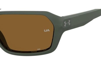 Okulary przeciwsłoneczne Under Armour UARECON DLD/6A Prostokątne Zielone