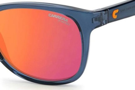 Okulary przeciwsłoneczne Carrera CARRERA8054/S PJP/UZ Kwadratowe Niebieskie