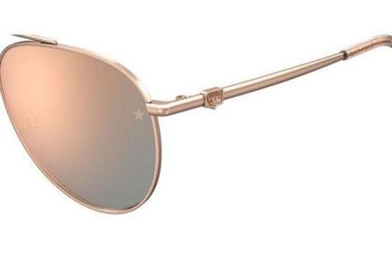 Okulary przeciwsłoneczne Chiara Ferragni CF1001/S K67/0J Pilotki (Aviator) Złote