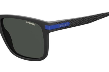 Okulary przeciwsłoneczne Polaroid Active Collection PLD2088/S 0VK/M9 Polarized Kwadratowe Czarne