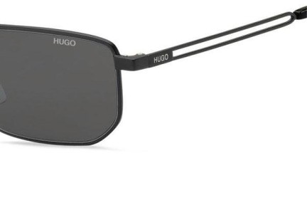 Okulary przeciwsłoneczne HUGO HG1143/S 003/IR Prostokątne Czarne