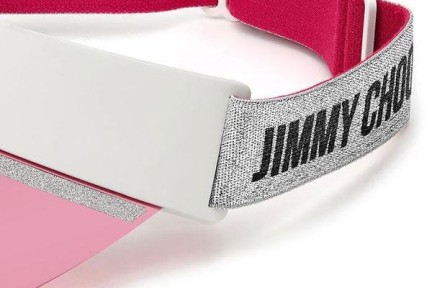 Okulary przeciwsłoneczne Jimmy Choo CALIX VK6/U1 Pojedyncze | Shield Białe