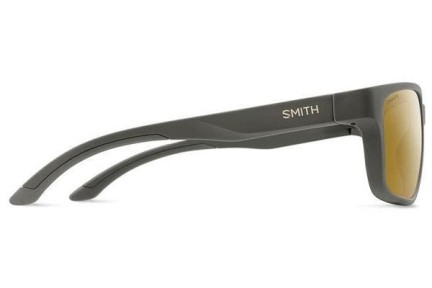 Okulary przeciwsłoneczne Smith BASECAMP FRE/QE Polarized Kwadratowe Szare