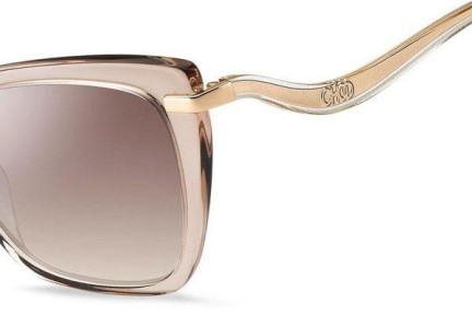 Okulary przeciwsłoneczne Jimmy Choo SELBY/G/S FWM/NQ Oversize Różowe