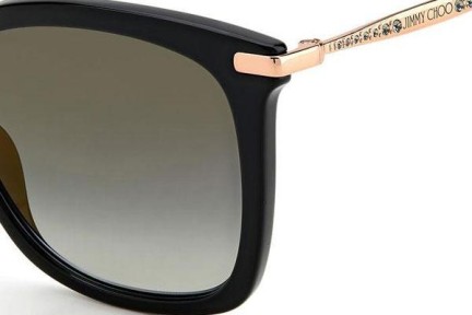 Okulary przeciwsłoneczne Jimmy Choo ELIA/S 807/FQ Kwadratowe Czarne