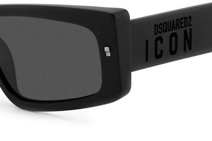 Okulary przeciwsłoneczne Dsquared2 ICON0007/S 003/IR Kocie oczy Czarne