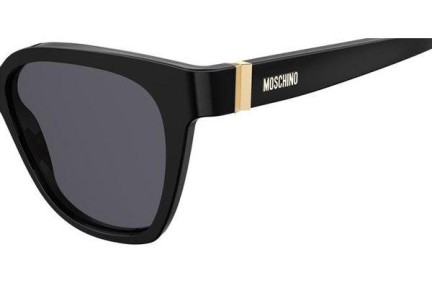 Okulary przeciwsłoneczne Moschino MOS066/S 807/IR Kwadratowe Czarne