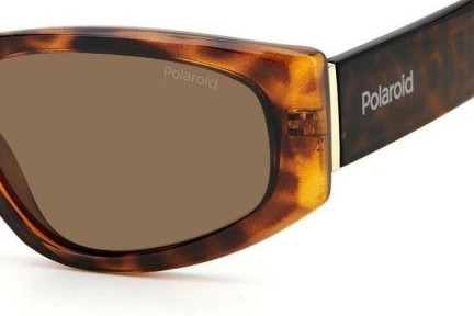 Okulary przeciwsłoneczne Polaroid PLD6169/S 086/SP Polarized Kocie oczy Havana