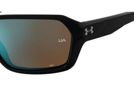 Okulary przeciwsłoneczne Under Armour UARECON 807/W1 Prostokątne Czarne