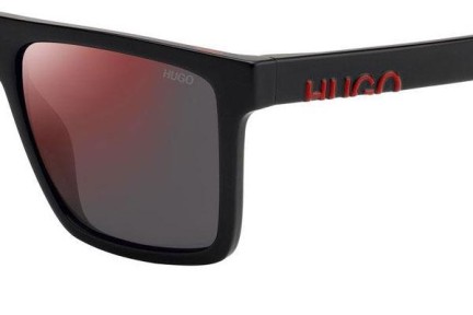 Okulary przeciwsłoneczne HUGO HG1069/S 807/AO Flat Top Czarne