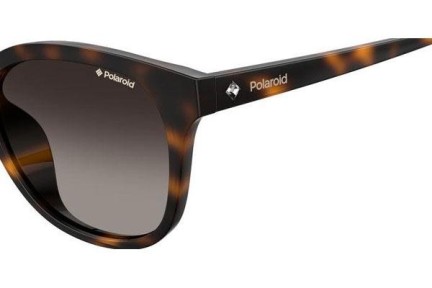 Okulary przeciwsłoneczne Polaroid PLD4089/F/S 086/LA Polarized Kwadratowe Havana