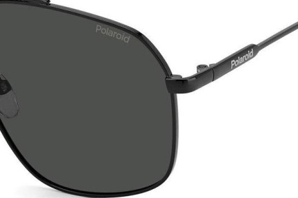 Okulary przeciwsłoneczne Polaroid PLD6173/S 807/M9 Polarized Pilotki (Aviator) Czarne