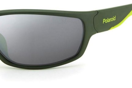 Okulary przeciwsłoneczne Polaroid PLD7029/S TBO/EX Polarized Prostokątne Zielone