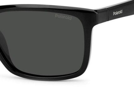 Okulary przeciwsłoneczne Polaroid PLD7043/S 08A/M9 Polarized Kwadratowe Czarne