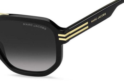 Okulary przeciwsłoneczne Marc Jacobs MARC588/S 807/9O Kwadratowe Czarne