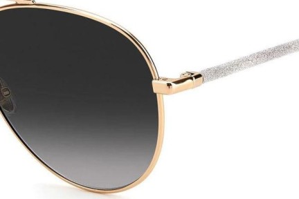 Okulary przeciwsłoneczne Jimmy Choo DEVAN/S RHL/9O Pilotki (Aviator) Złote