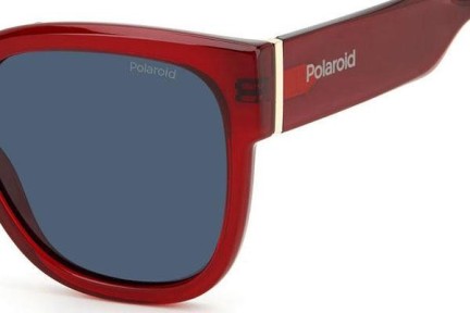 Okulary przeciwsłoneczne Polaroid PLD6167/S C9A/C3 Polarized Kwadratowe Czerwone