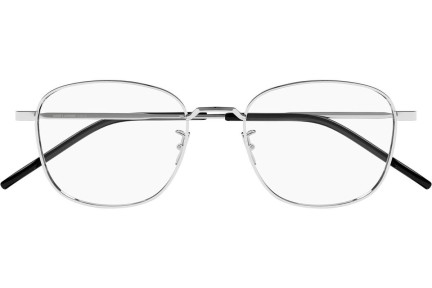 Okulary korekcyjne Saint Laurent SL492/K 005 Prostokątne Srebrne