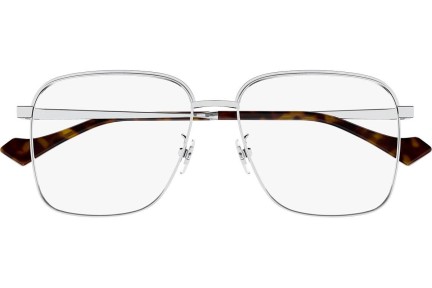 Okulary korekcyjne Gucci GG1101OA 003 Kwadratowe Srebrne