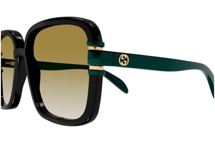 Okulary przeciwsłoneczne Gucci GG1066S 003 Oversize Czarne