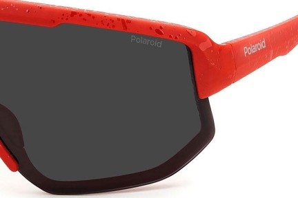 Okulary przeciwsłoneczne Polaroid PLD7047/S 0Z3/M9 Polarized Pojedyncze | Shield Czerwone