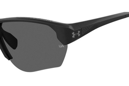 Okulary przeciwsłoneczne Under Armour UACOMPETE/F 807/6C Prostokątne Czarne