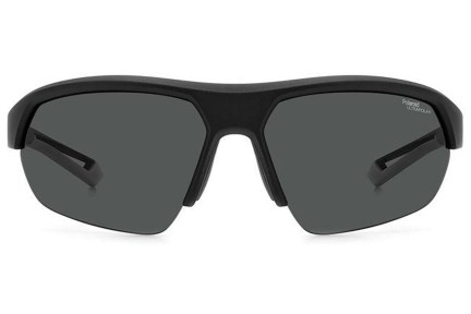 Okulary przeciwsłoneczne Polaroid PLD7048/S 003/E3 Polarized Prostokątne Czarne