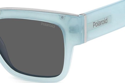 Okulary przeciwsłoneczne Polaroid PLD6198/S/X MVU/M9 Polarized Kwadratowe Niebieskie