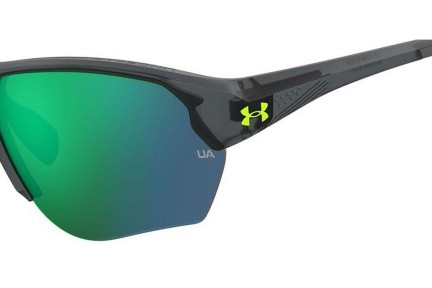 Okulary przeciwsłoneczne Under Armour UACOMPETE/F 63M/V8 Prostokątne Szare