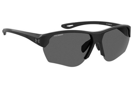 Okulary przeciwsłoneczne Under Armour UACOMPETE/F 807/6C Prostokątne Czarne