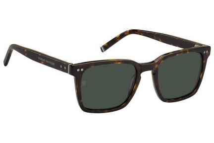 Okulary przeciwsłoneczne Tommy Hilfiger TH1971/S 086/QT Kwadratowe Havana