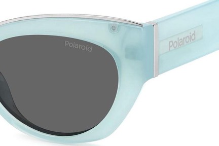 Okulary przeciwsłoneczne Polaroid PLD6199/S/X MVU/M9 Polarized Kocie oczy Niebieskie