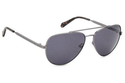 Okulary przeciwsłoneczne Fossil FOS3144/G/S R80/IR Pilotki (Aviator) Srebrne