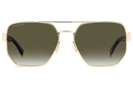 Okulary przeciwsłoneczne Dsquared2 D20083/S 06J/9K Pilotki (Aviator) Złote