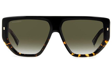 Okulary przeciwsłoneczne Dsquared2 D20088/S WR7/9K Flat Top Havana