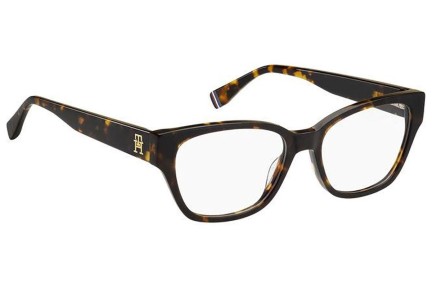 Okulary korekcyjne Tommy Hilfiger TH2001 086 Kwadratowe Havana