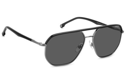 Okulary przeciwsłoneczne Carrera CARRERA304/S KJ1/M9 Polarized Pilotki (Aviator) Srebrne